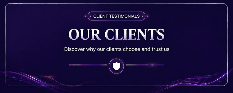 Client testimonials heading