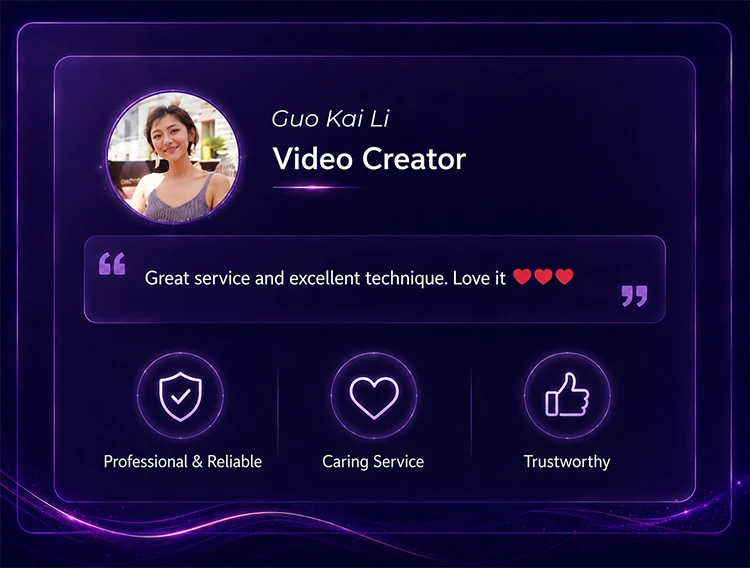 Guo Kai Li testimonial